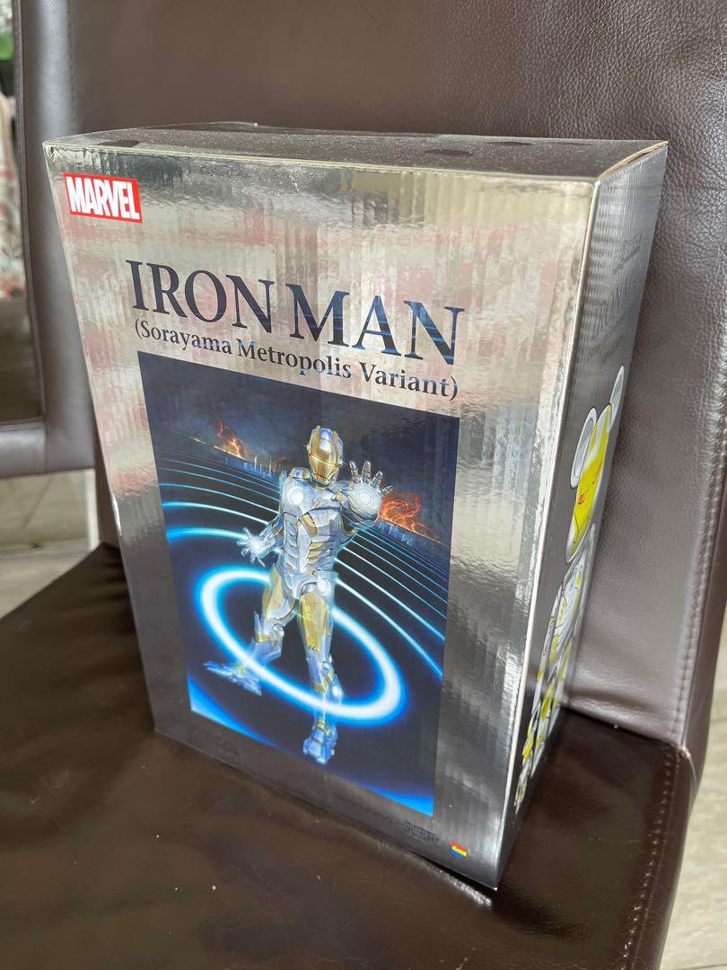 Bearbrick Hajime Sorayama Ironman 400%/ 100%, Hobbies & Toys ...
