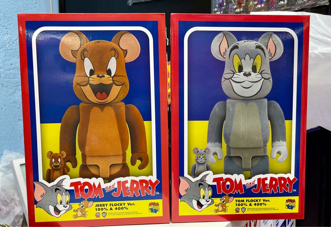 BE@RBRICK TOM AND JERRY フロッキーVer100％&400