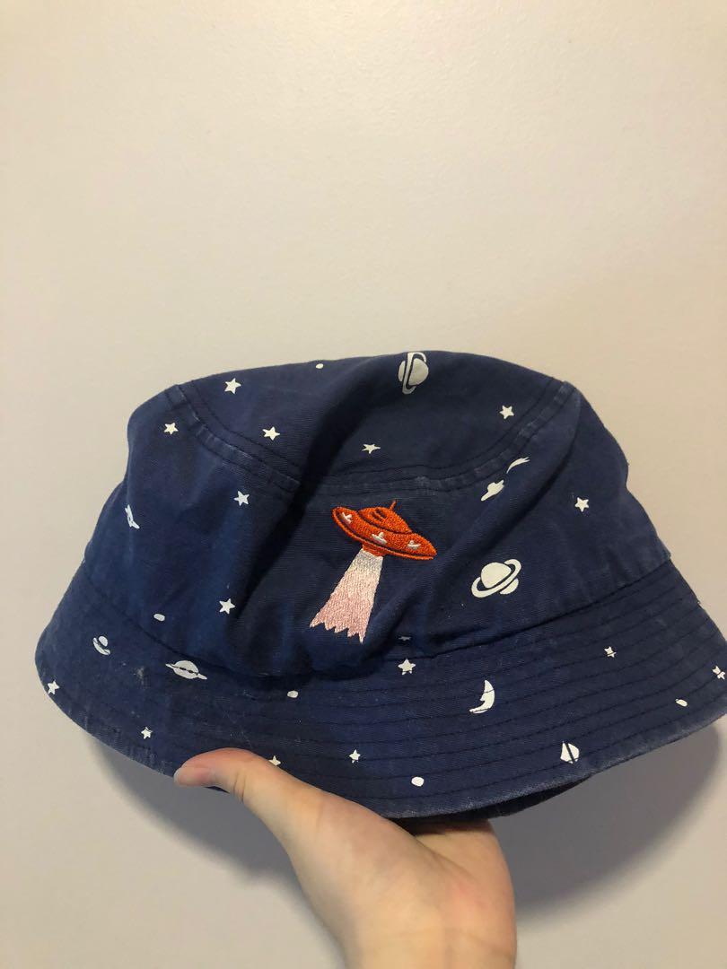 blue galaxy bucket hat