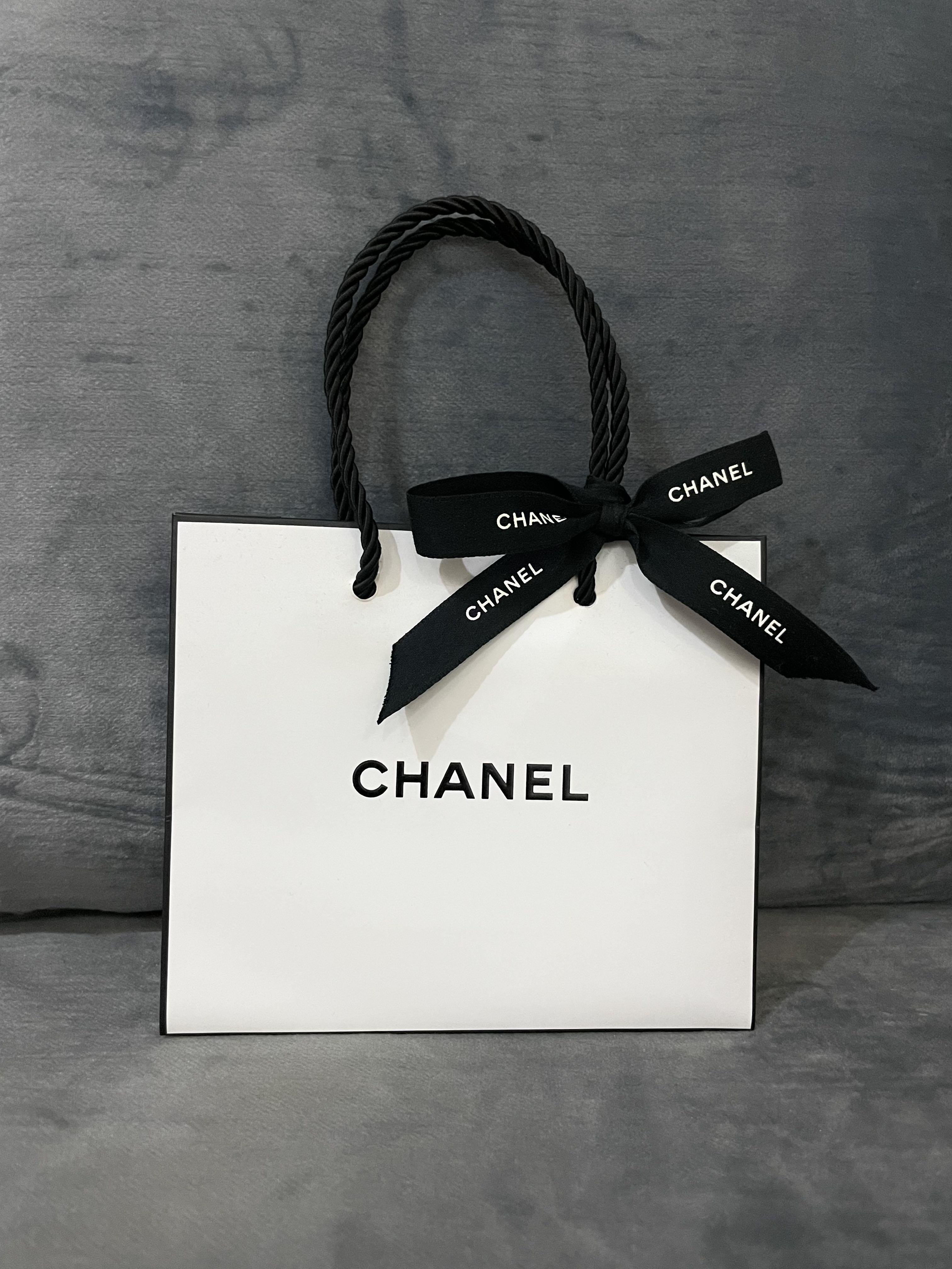 CHANEL, Other, Chanel Paper Gift Bags In Like New Condition 3 By 17  Inches