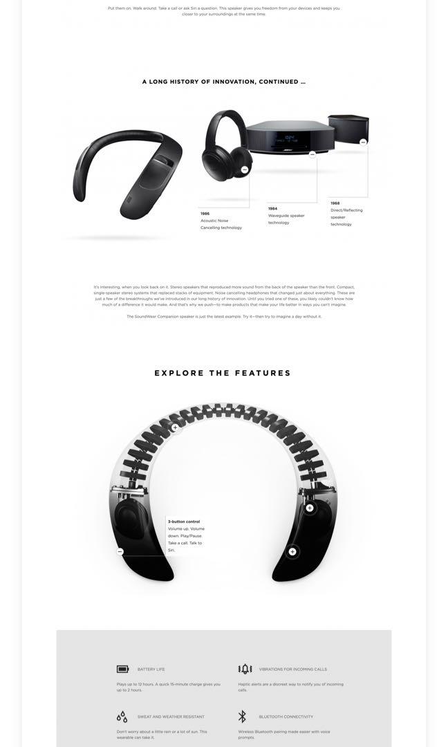 Bose soundwear battery life deals