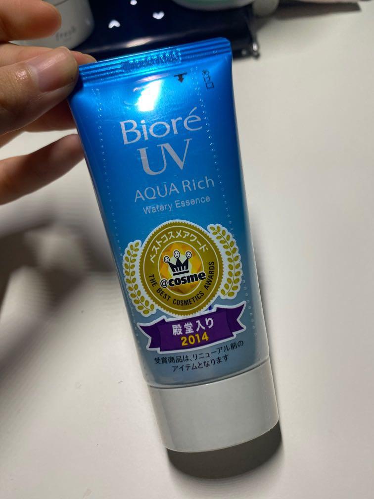 Brand New Biore Uv Aqua Rich Watery Essence Sunscreen Beauty Personal Care Face Face Care On Carousell
