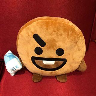 BTS BT21 Shooky Suga hola 聯名 閔玧其 玩偶 抱枕