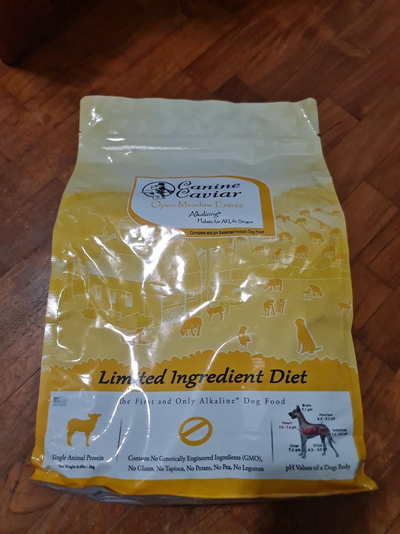 Canine caviar limited ingredient diet open meadow cheap holistic entrée all life stages dry dog food