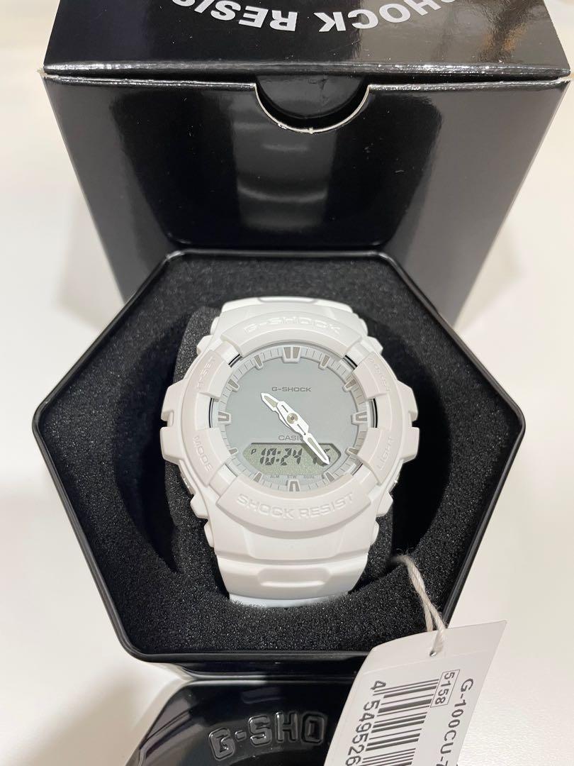 CASIO G-SHOCK G-100CU-7A雙顯錶 橡膠錶帶 防水200米 / 一款男女都適合的錶 / 100% Original / Brand  new $4200