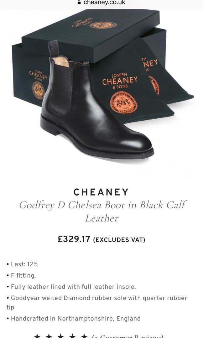 Cheaney chelsea boot, 男裝, 鞋, 靴- Carousell