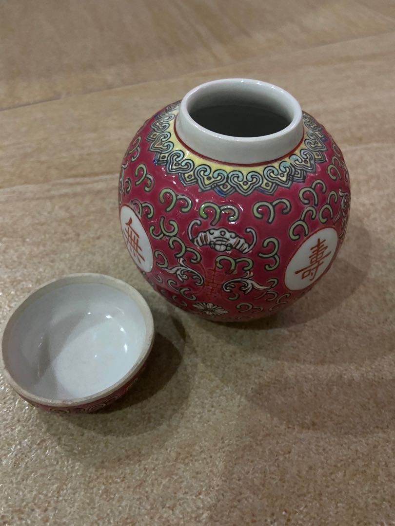 Chinese tea jars, Furniture & Home Living, Home Decor, Vases & Decorative Bowls on Carousell