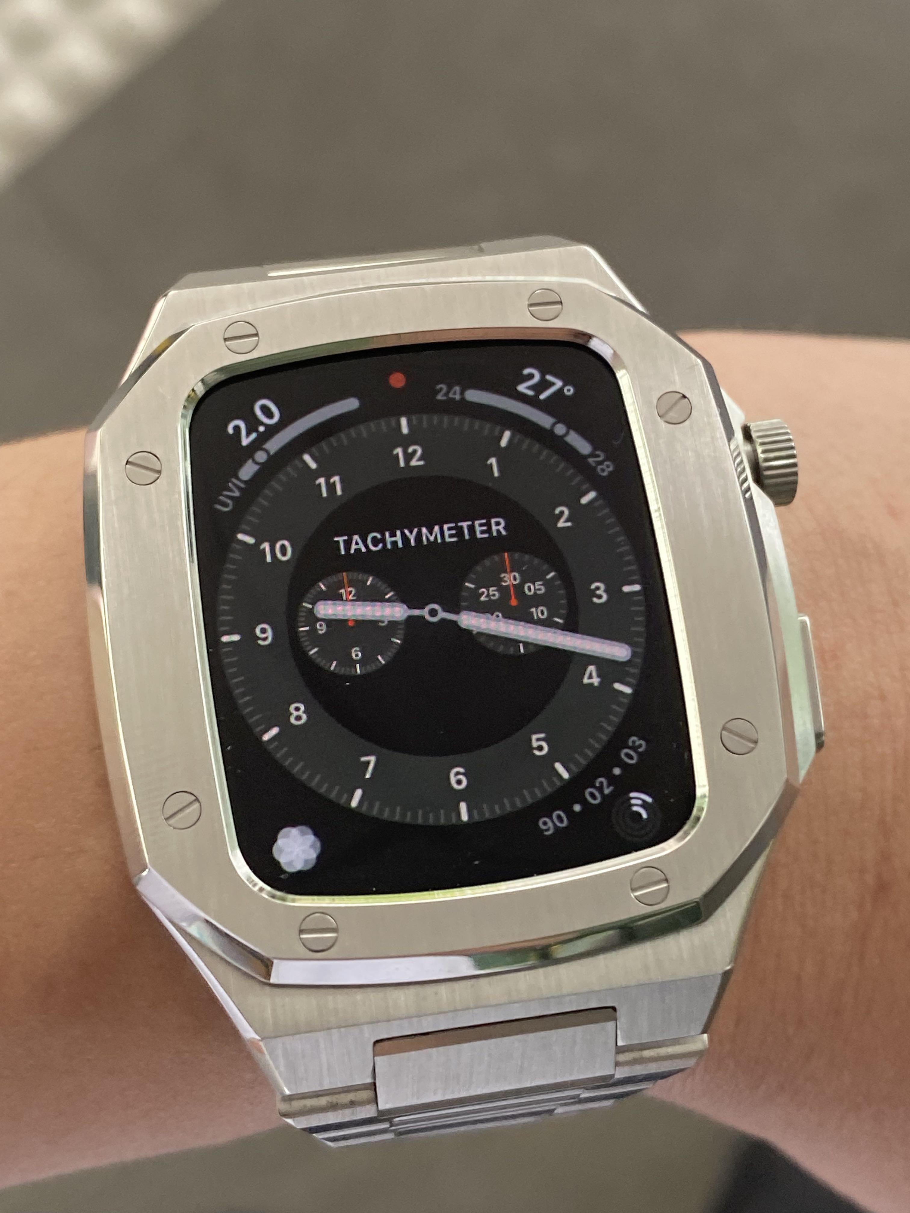 CHRONOGRAPH AEROSPACE GRADE APPLE WATCH MOD 44mm series iwatch