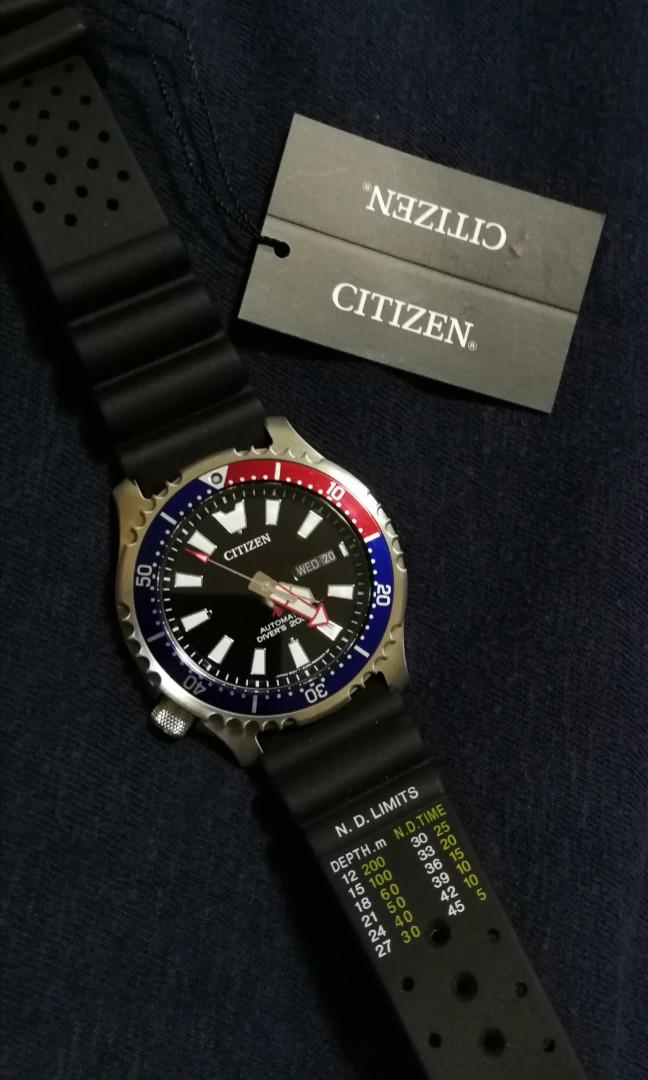 CITIZEN NY 0088 11E Pepsi Fugu Lim. Edition Men s Fashion