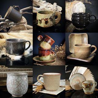 Coffee Cups Mugs Tea Stoneware Earthenware Pottery