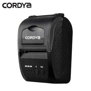 CORDYA POS-5809DD Mini Portable Wireless Direct Thermal Printer with 2000mah Battery and Micro USB Plug