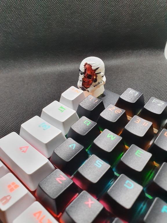 Custom Keycaps Keyboard Star Wars Disney Darth Vader Skull White Shadow ...