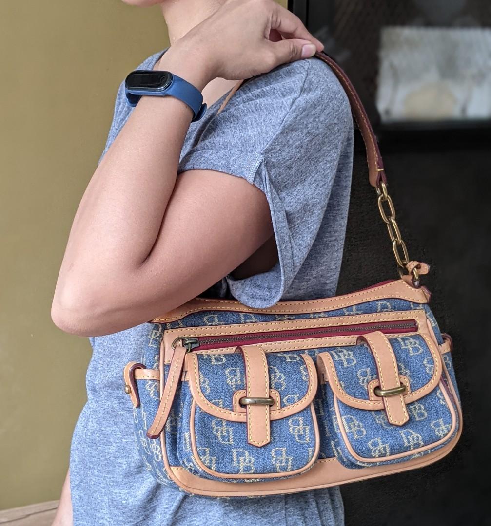 Banana Bag Denim Dooney And Bourke Handbags Dooney And Bourke - Main Image