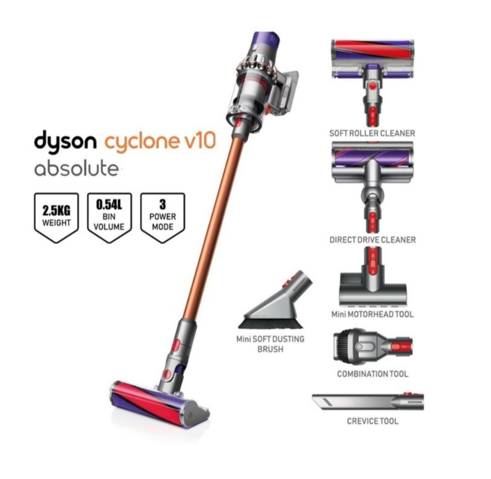 Dyson V10 absolute vacuum, TV & Home Appliances, Vacuum Cleaner