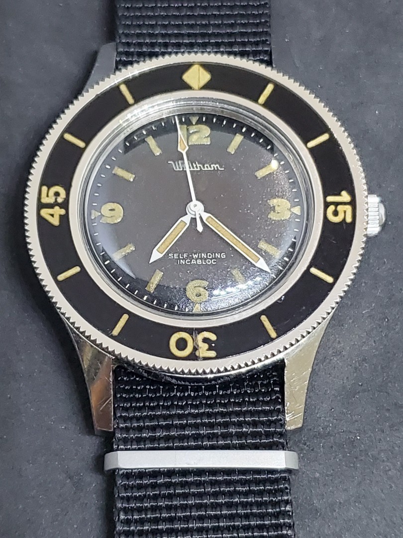 Extremely Rare 1955 Waltham/Blancpain Military Divers Watch, 興趣及遊戲, 收藏品