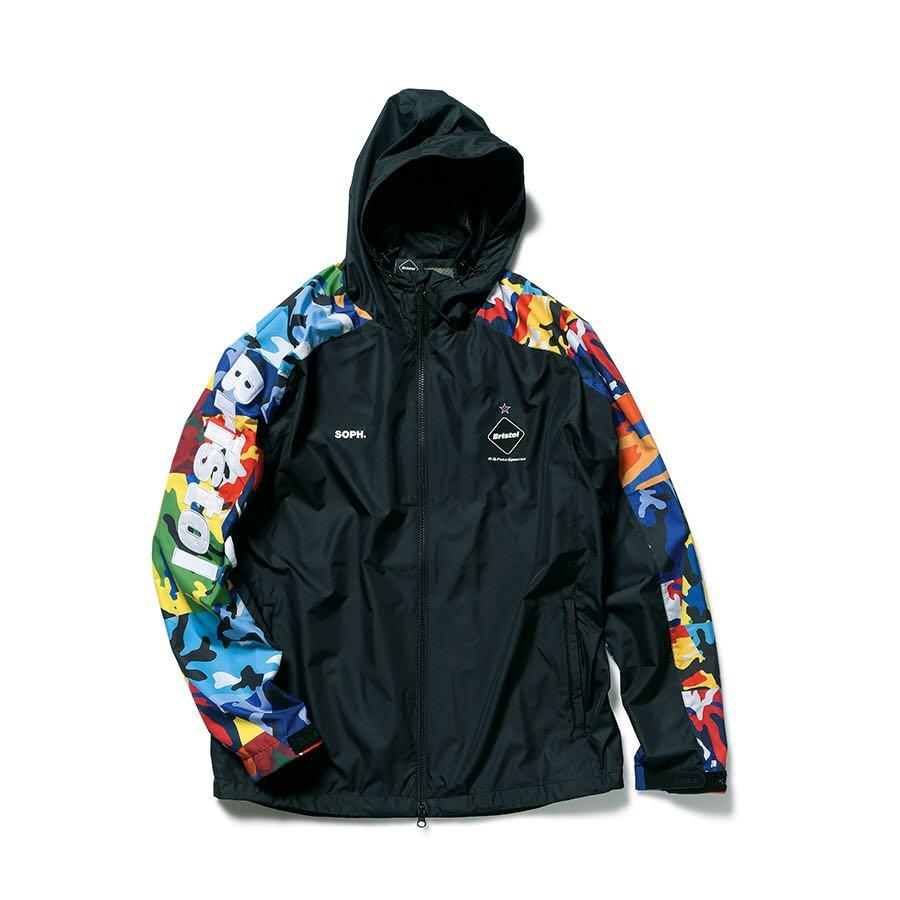 Fcrb multi camo practice jacket camouflage size XL 迷彩加大fc real