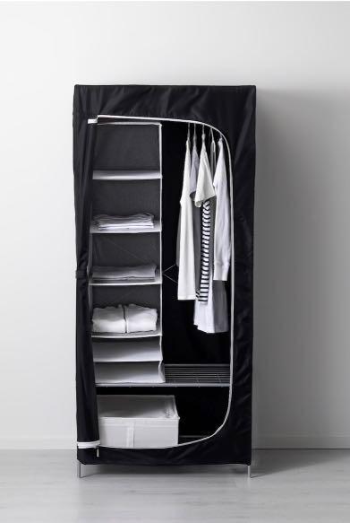 Portable sales closet ikea