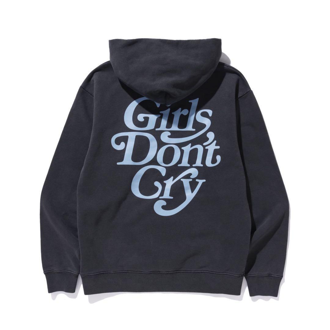 Girls Dont Cry Washed Logo Hoodie, Men's Fashion, Coats, Jackets