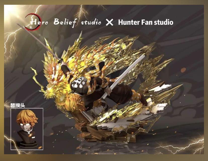 現貨GK 血漬版我妻善逸火雷神鬼滅之刃有血版Hero Belief Studio