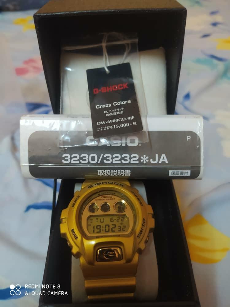 GSHOCK DW6900 GD9 JF Men s Fashion Watches Accessories