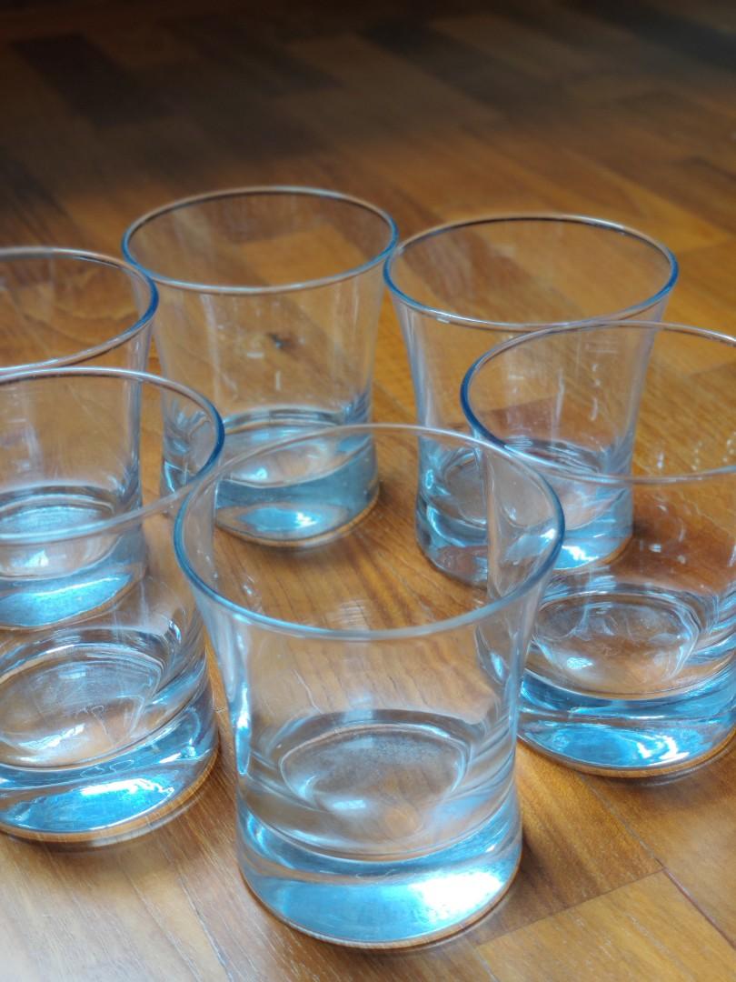 Ikea whiskey glasses (set of 6), Furniture & Home Living, Kitchenware & Tableware, Other