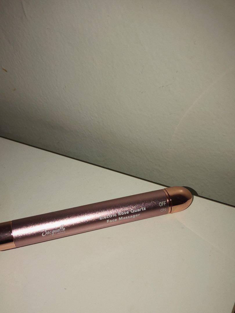 Jacquelle Electric Rose Quarts Face Massager, Kesehatan & Kecantikan