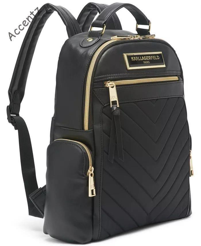 Karl lagerfeld outlet chevron backpack