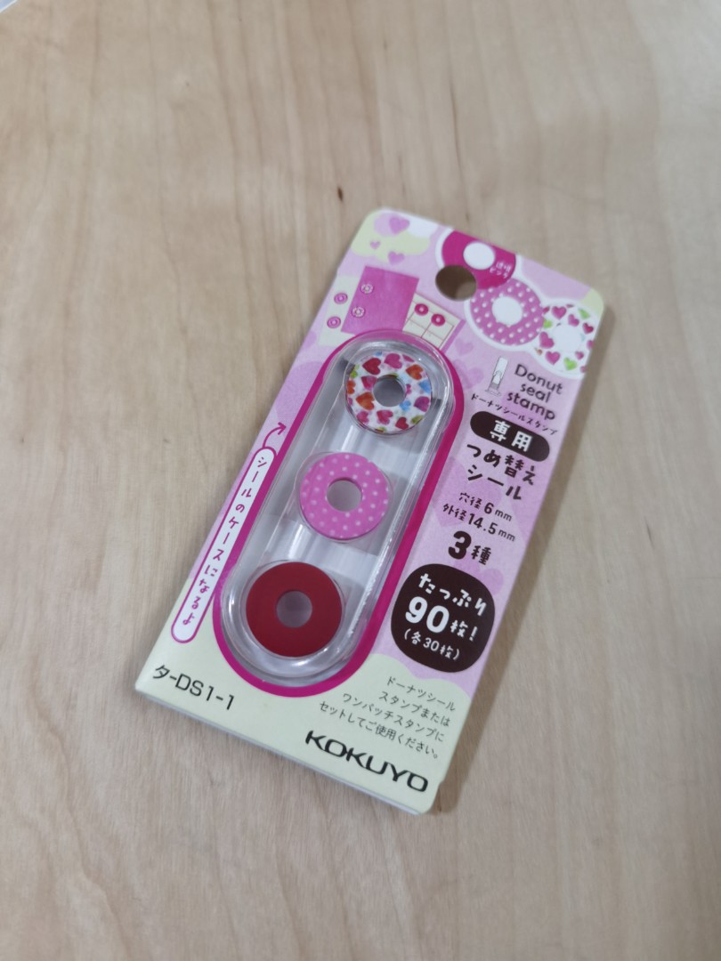 Kokuyo Donut Seal Stamp, Hobbies & Toys, Stationery & Craft