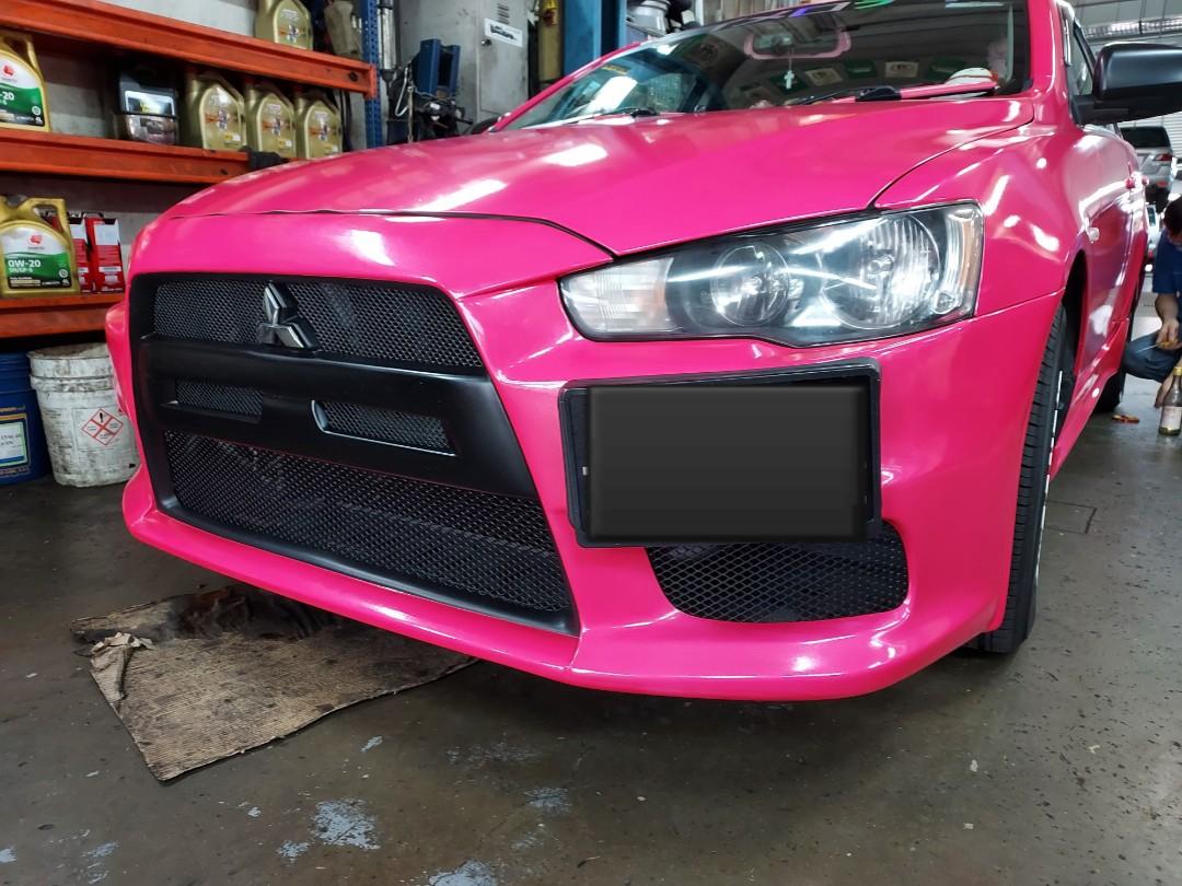 Lancer EX Evo x front bumper, Car Accessories, Accessories on Carousell