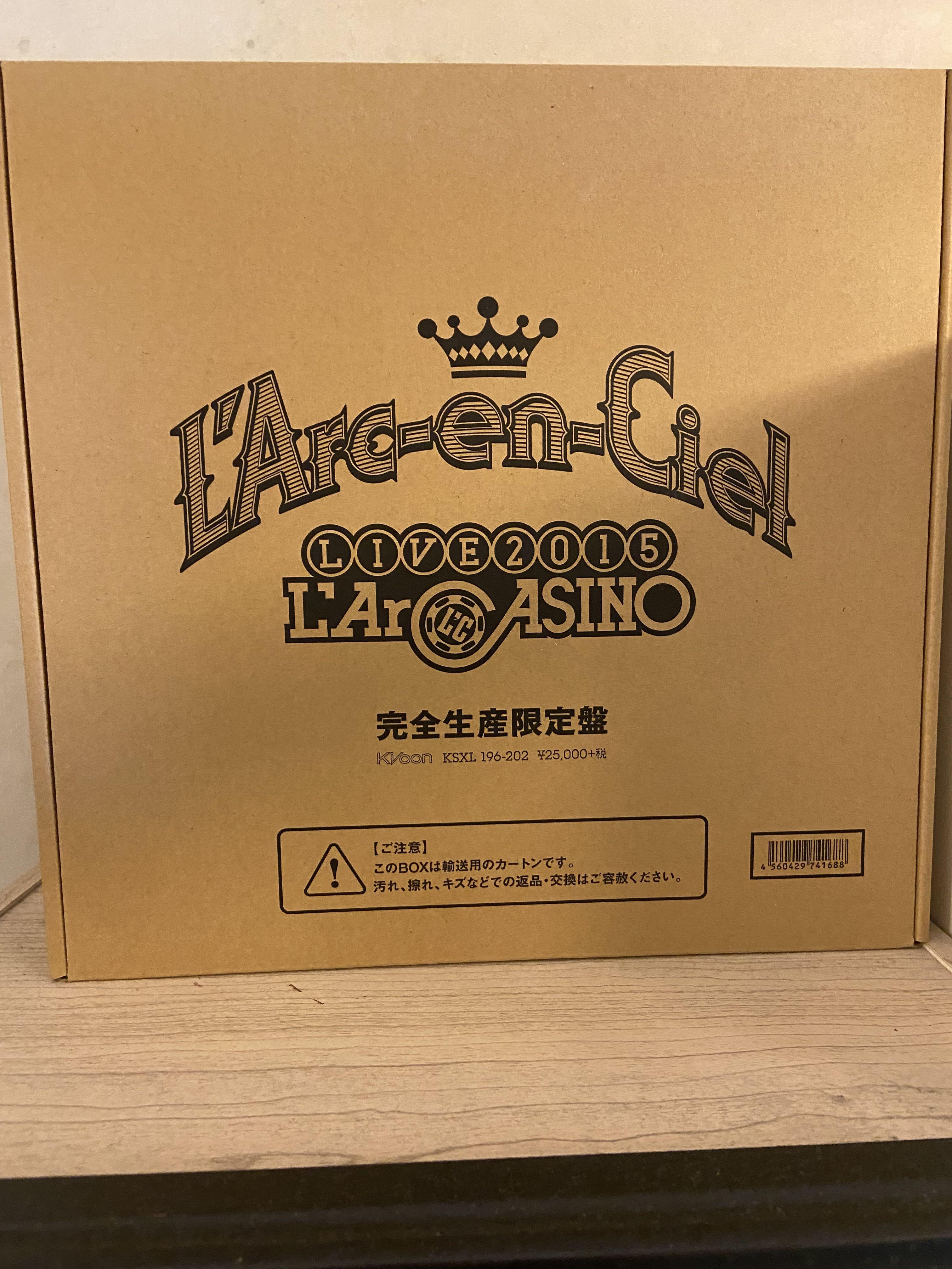 L'Arc~en~Ciel L'ArCasino bluray + 3 隻黑膠limited edition, 興趣及