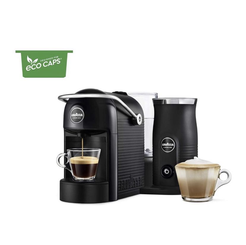 Lavazza A Modo Mio Jolie & Milk Coffee Machine,with Milk Frother, TV