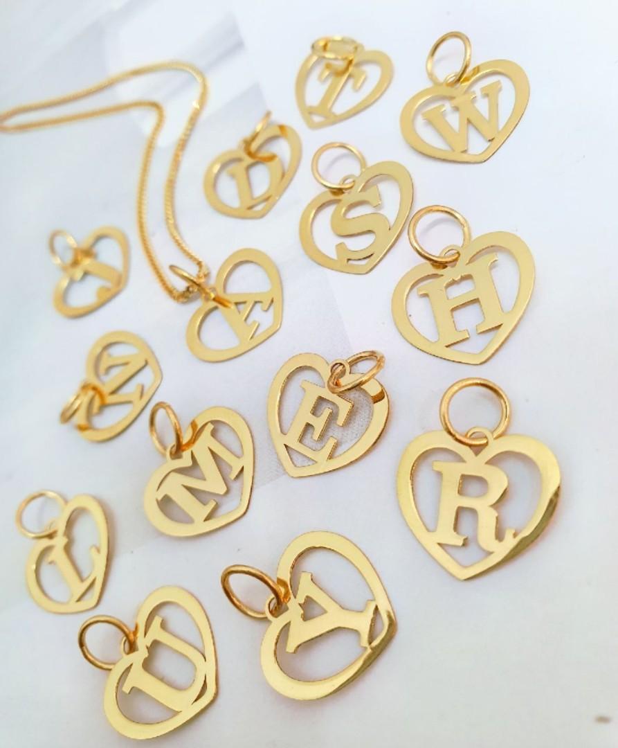 Loket Love Huruf Emas 916 Murah2 Harga Kilang Women S Fashion Jewellery On Carousell