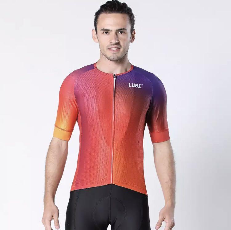 LUBI Men Summer Cycling Jersey Pro Team Mountain Bike Clothing Racing MTB Bicycle Clothes Shirt Cycling Clothing Uniform Carousell