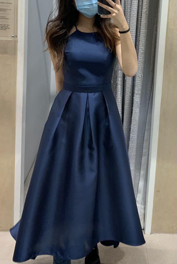 MARRY MERRY Navy blue evening gown