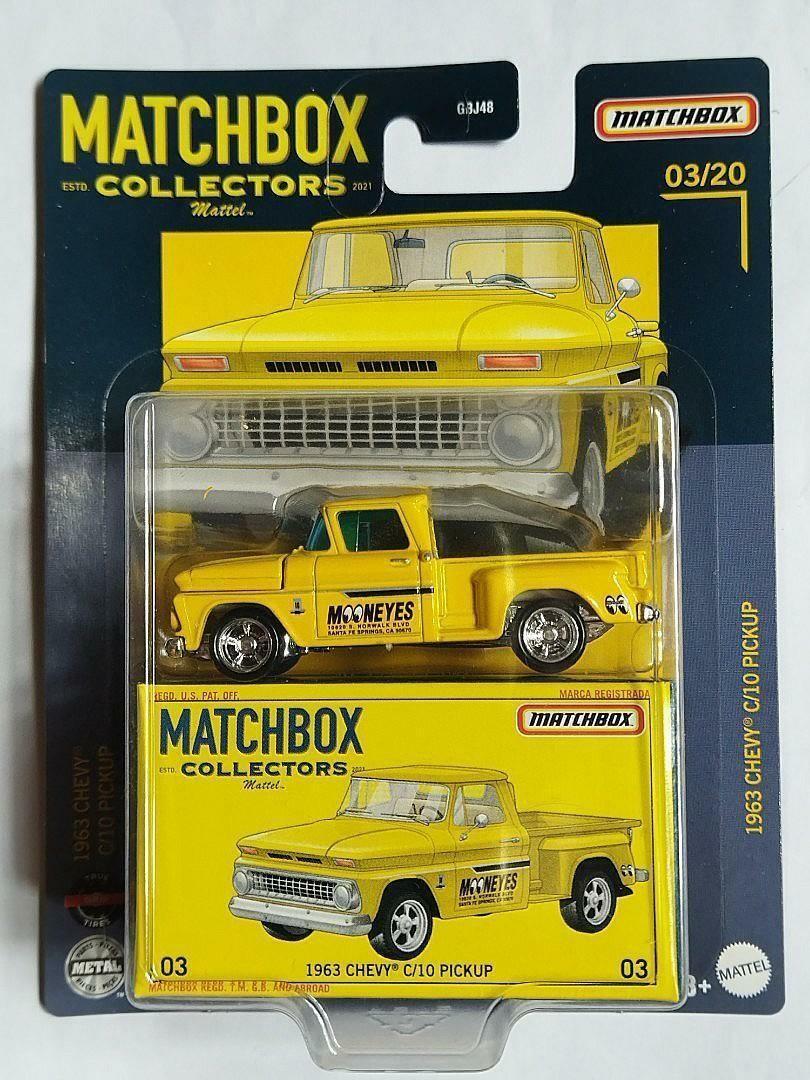 MOC 2021 Matchbox Moving Parts #18 1963 Chevy® C10 Pickup MEDIUM GOLD 