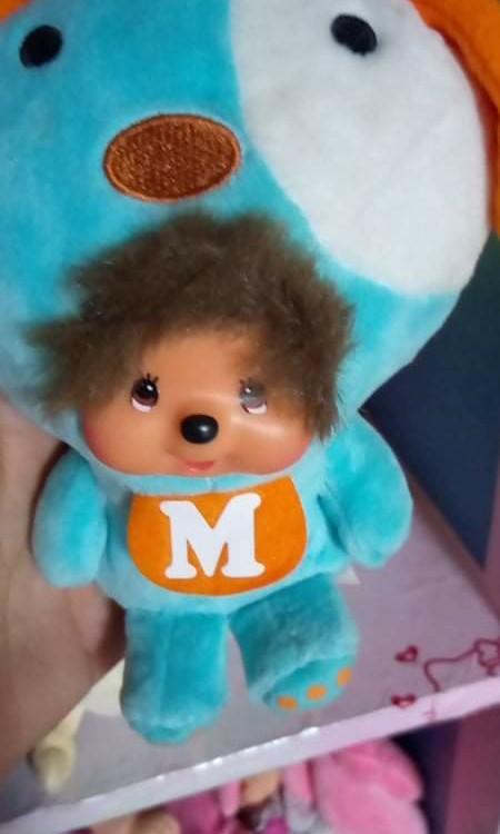 Mcdonald's Monchichi (Category: Character Goods) located in Quezon City. Submitted by kiercali21 (Listing ID 1110884268, Image 1). Description: Mcdonald's Monchichi Dog costume Approx. 7 inches.