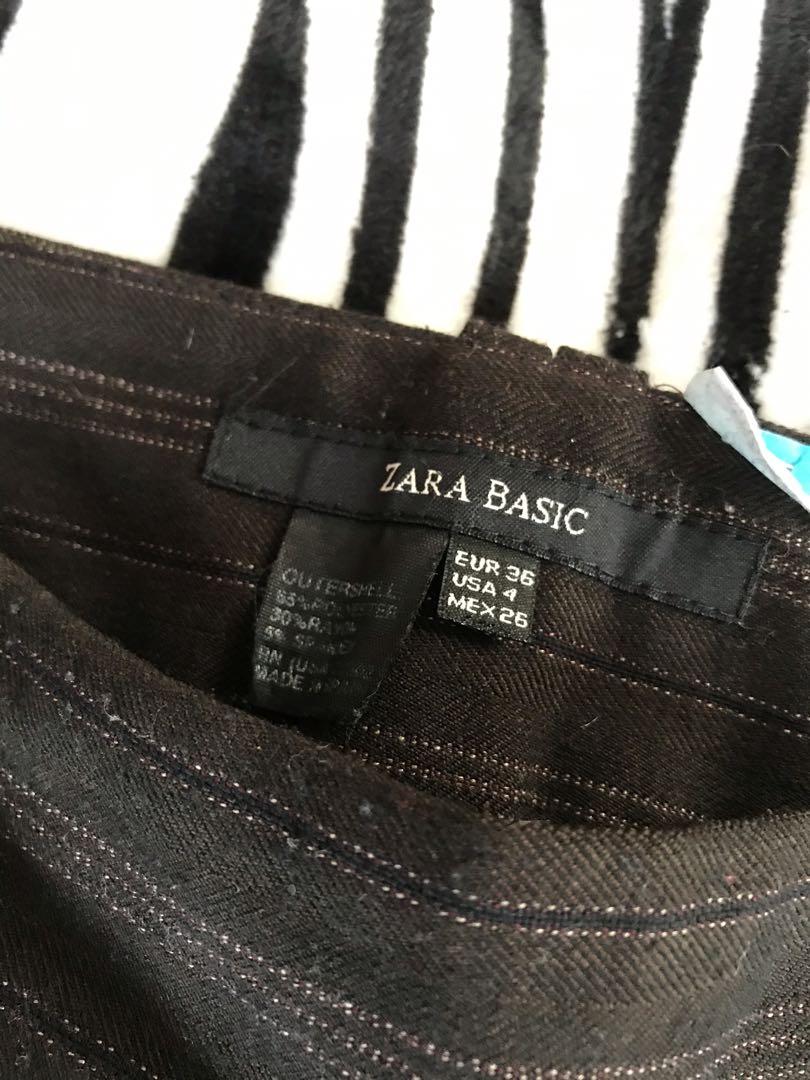 Mid waist black office stripped pants (Category: Other Bottoms) located in Carmona. Submitted by elixiriaa (Listing ID 1111021898, Image 2). Description: Super nice and comfy too Waist: 28 No flaws Yes to shopee checkout Gcash preferred payment (but any online banking will do) Happy shopping !! ❤️ .
