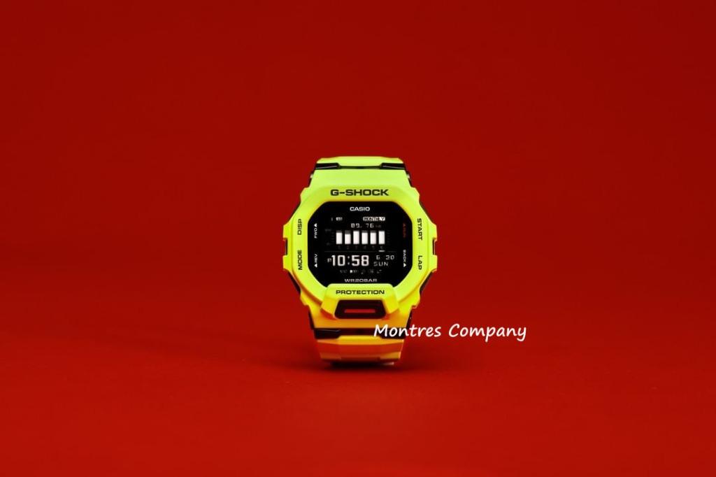Montres Company香港註冊公司 28年老店 卡西歐casio G Shock 藍牙藍芽blue Tooth Bluetooth 卡路里計算 青檸綠色樹脂錶帶gbd0 Gbd 0 Gbd 0 9 三款色有現貨 名牌 手錶