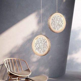 NEW ARRIVAL ‼️ Nordic Post Modern Swarovski Ring Design Pendant Light #lightingdesign #lighting #chandelier #interiordesign #interiordesigner