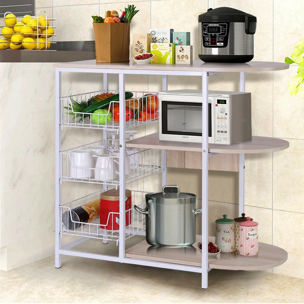 New Design Kitchen Rack Cabinet Shelves, Furniture & Home Living ...