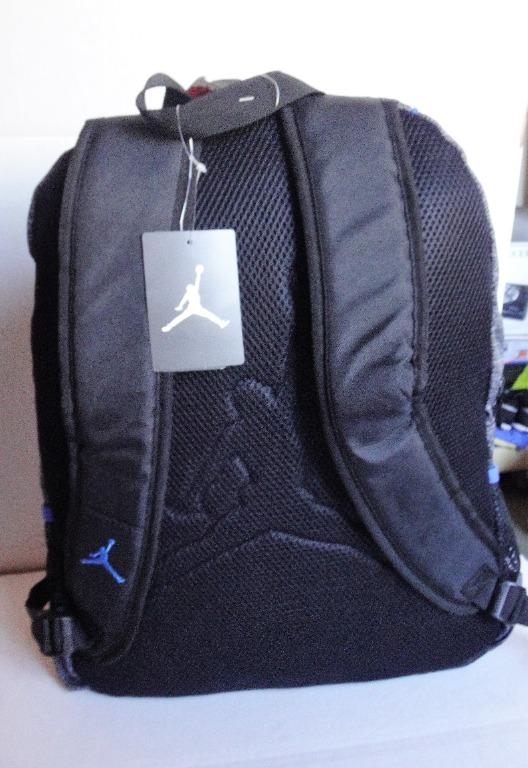 Nike Jordan Jumpman Backpack Black Gray Blue 9A1223783 NewUSA, Men's