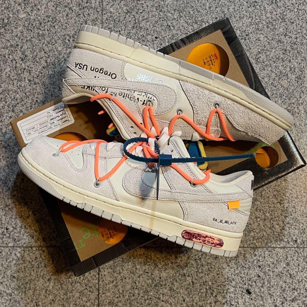 NIKE  Off-White Dunk Low Lot 19 ダンク Low
