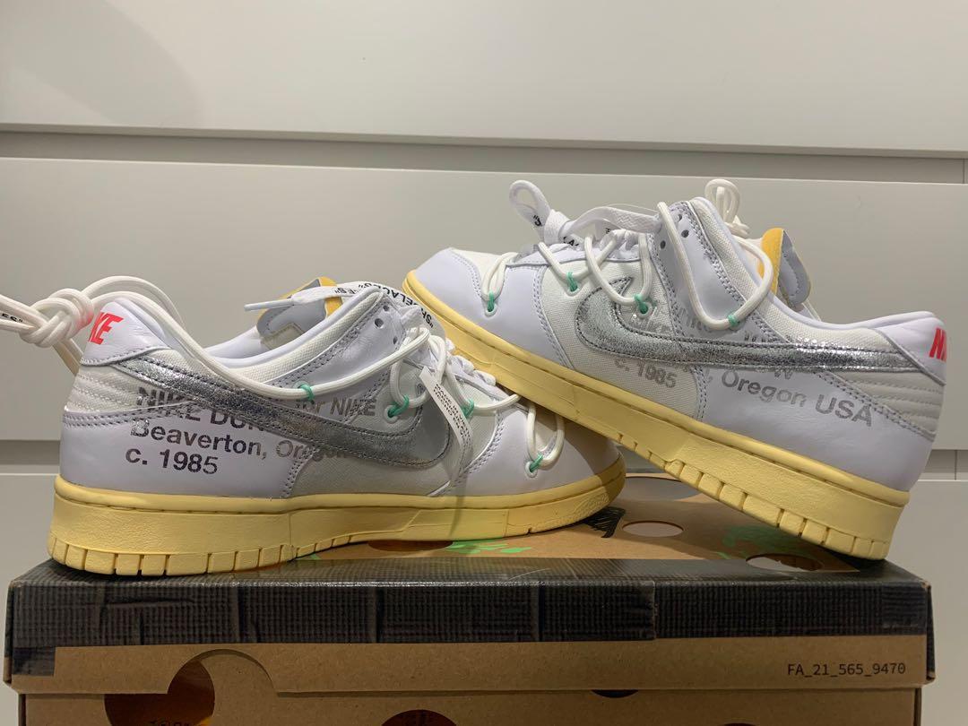 Off White Nike Dunk Low ‘The 50’ Lot 1
