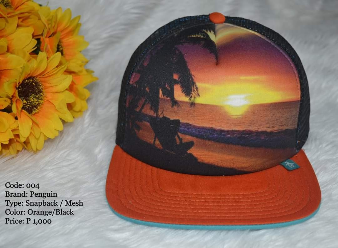 Penguin snapback Cap, Men's Fashion 