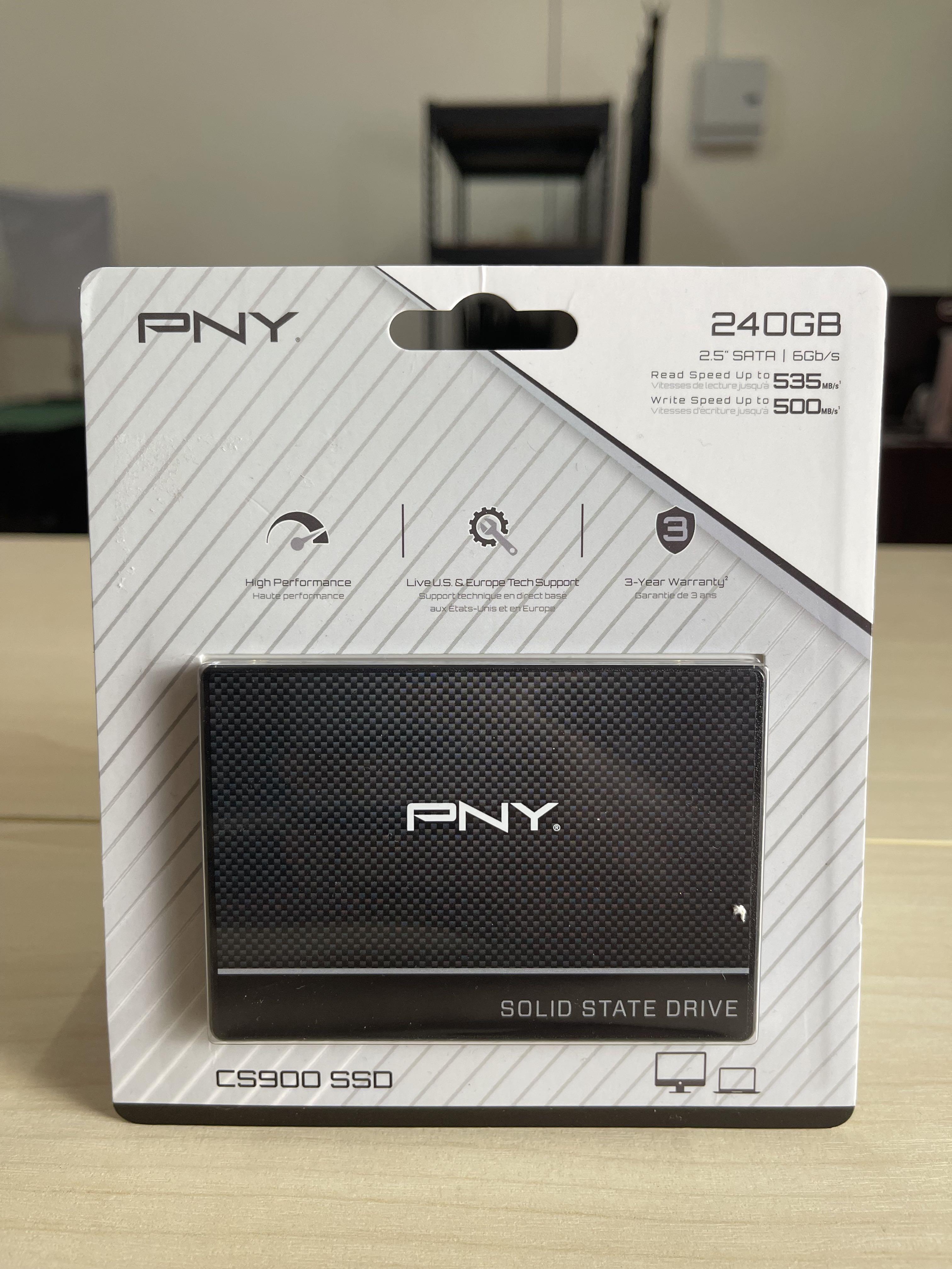Pny Cs900 240gb Sata SSD 2.5, Computers & Tech, Parts & Accessories, Hard  Disks & Thumbdrives on Carousell