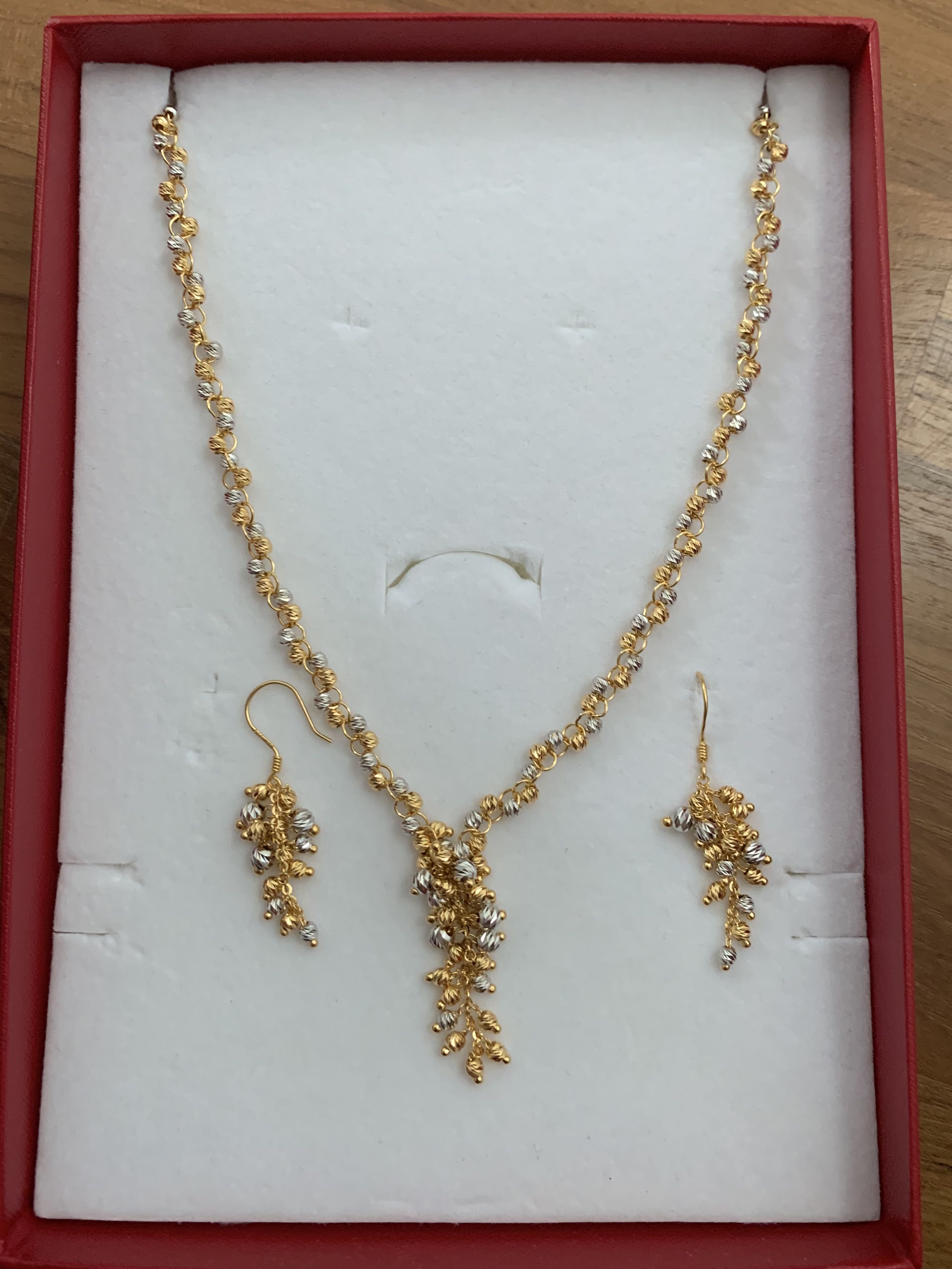 Poh heng 916 Gold Necklace set, Women's 