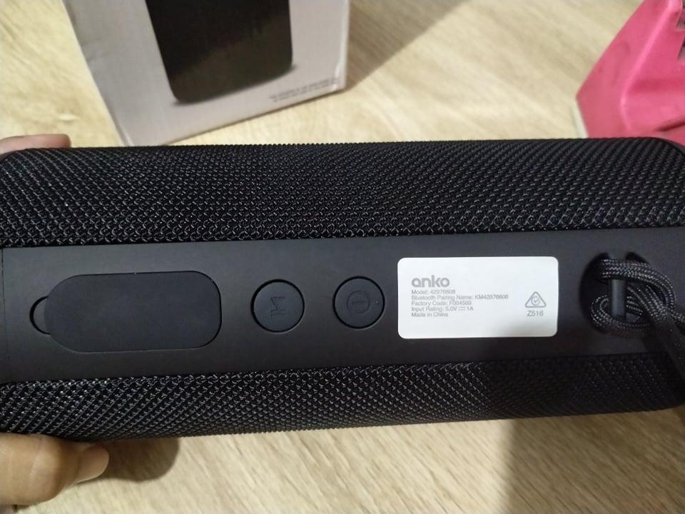 Portable Bluetooth Speaker (Category: Soundbars, Speakers & Amplifiers) located in San Pedro. Submitted by aussie.surplustore (Listing ID 1110886289, Image 2). Description: Anko Bluetooth Portable Speaker Price: 1,200 Dimensions/Size: 21.2cm (L) x 8.6cm (H) x 8.6cm (D) Power source: Micro USB powered (cable included Battery information: 2000mAh, 7.4V rechargeable battery Battery charging time: 2-3 hours -Surplus from Australia -tested and working