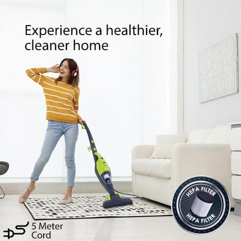 PowerPac PPV600 Handheld Vacuum Cleaner with Hepa Filtration 600 Watts