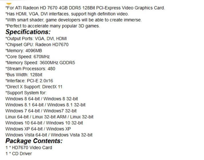 Amd radeon hd sales 7670 4gb ddr5 driver