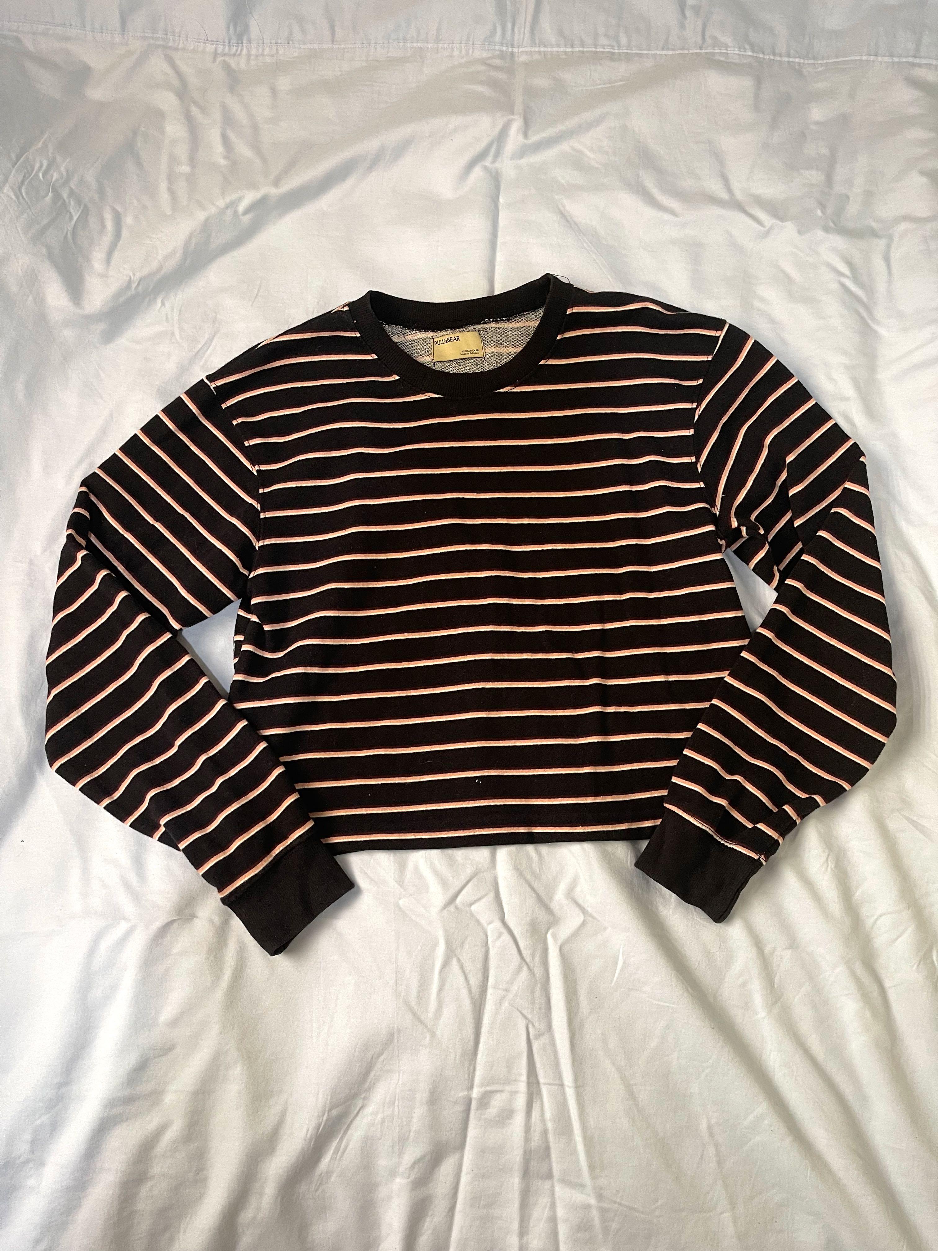 Pull\u0026Bear Striped Sweater, Women's 